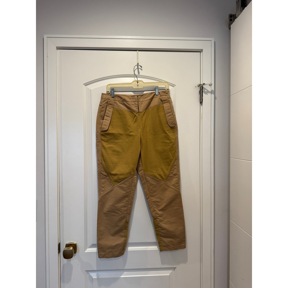 Origin Utility Pants Corduroy Panelled Trousers Khaki Beige Casual‎ L